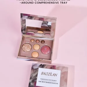 🔥 Best Seller | BAOZILAN 7-Color All-in-One Makeup Palette – Eyeshadow, Blush, Bronzer & Highlighter Face Palette