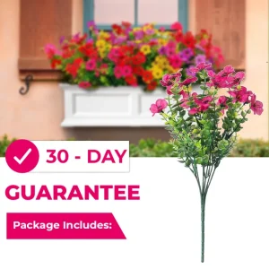 Last Day 50 OFFRealistic UV-Resistant Outdoor Flowers Zero Maintenance