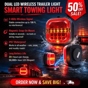 🔥 LAST SALE 50% OFF 🔥 WIRELESS CAR LED TRAILER LIGHTS