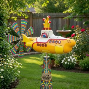 🔥 Hot Sale 50% OFF 🔥 - Retro Yellow Submarine Wind Spinner