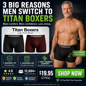 🩲Titan Boxer™ Bamboo Leak-Proof Briefs | 2 PCs For $19.95🔥